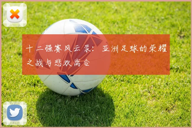 十二强赛风云录：亚洲足球的荣耀之战与悲欢离合