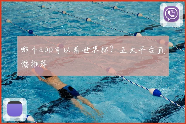 哪个app可以看世界杯？五大平台直播推荐